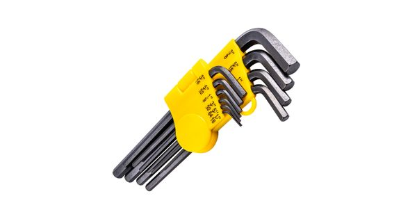 10pc Hex L-wrench Set Imperial 1/16,5/64, 3/32,1/8,5/32,3/16,7/32,1/4 product image