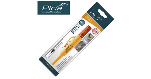 Pica Ink Marker For Deep Holes Red In Blister product image