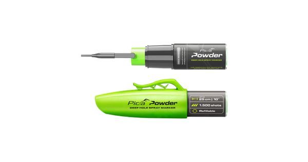 Pica Powder Spraymarker Fluorescent Green Blister product image
