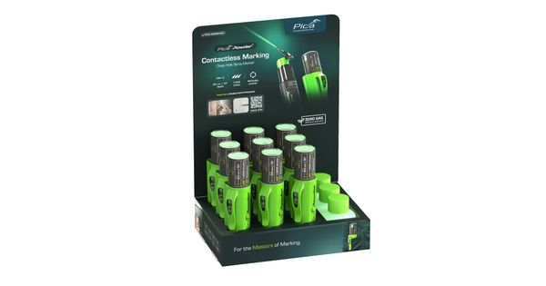 Pica Powder Display (9pc X Marker, 3pc Powder Refill) product image
