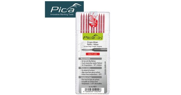 Pica Dry Refills 10pc Red product image