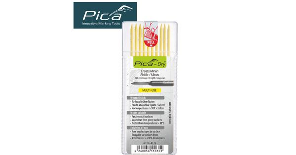 Pica Dry Refills 10pc Yellow product image