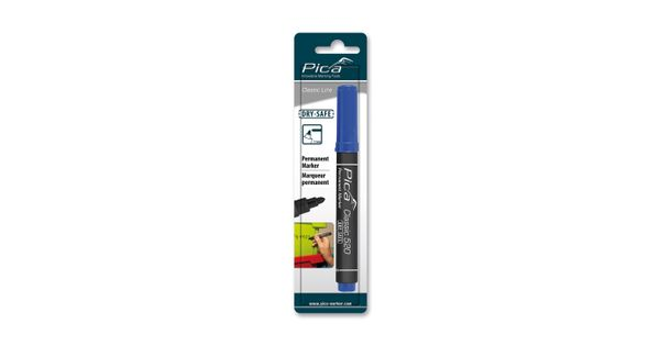 Permanent Marker 1-4mm Round Tip Blue Blister product image