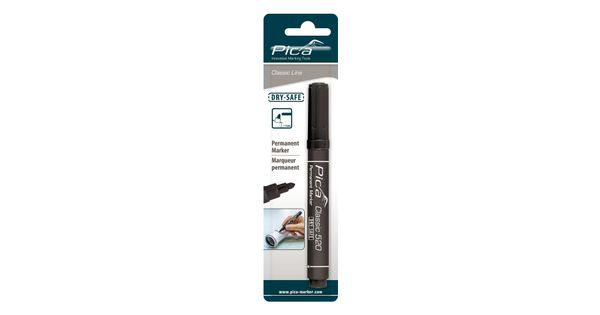 Permanent Marker 1-4mm Round Tip Black Blister product image