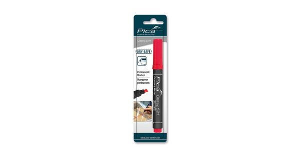 Permanent Marker 2-6mm Chisel Tip Red Blister product image