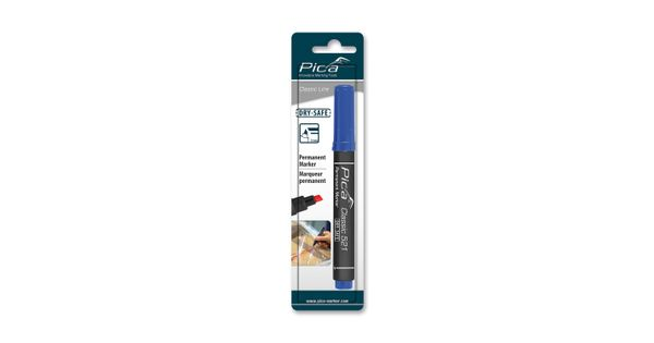 Permanent Marker 2-6mm Chisel Tip Blue Blister product image