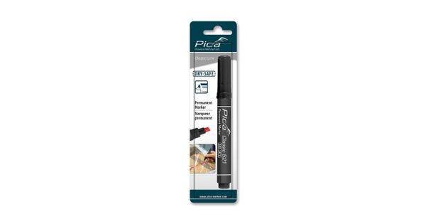 Permanent Marker 2-6mm Chisel Tip Black Blister product image