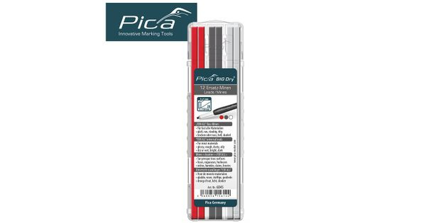 Pica Big Dry Refill Set Assorted Graphite & White & Red product image