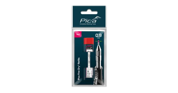 Pica Fine Dry Refill Set Red - Blister Version (12) product image