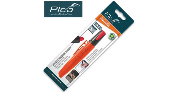 Pica Visor Permanent Marker 10mm Tip Red In Blister product image