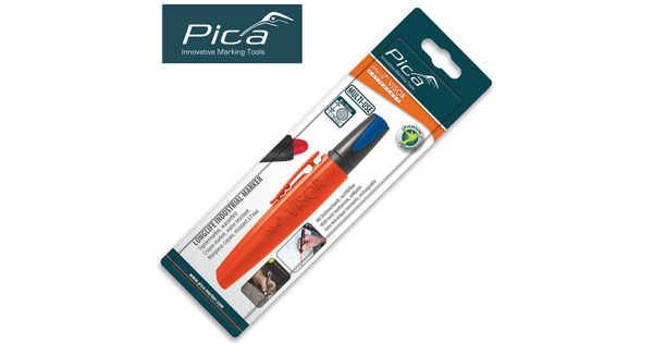 Pica Visor Permanent Marker 10mm Tip Blue In Blister product image