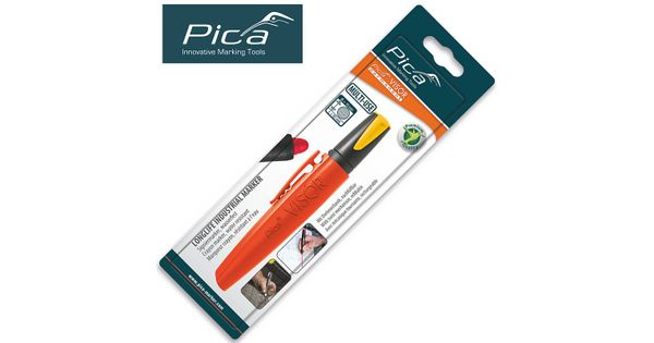 Pica Visor Permanent Marker 10mm Tip Yellow In Blister product image