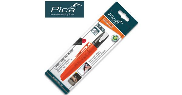 Pica Visor Permanent Marker 10mm Tip White In Blister product image