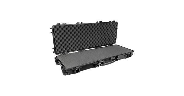 Plastic Case 1040 X 350 X 130mm Od With Foam Black Rifle Case Water & product image