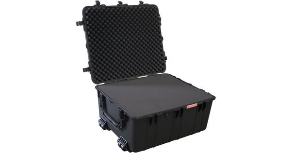 Plastic Case 847 X 722 X 432mm Od Wheels With Foam Black Case Water & product image