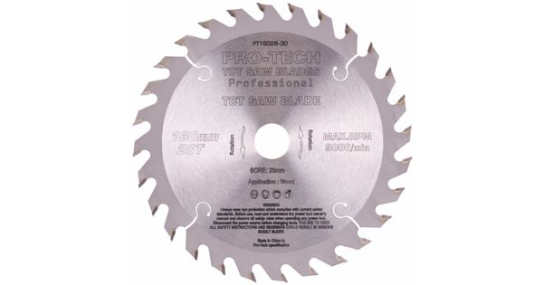 Saw Blade Tct 160x2.2x20x28t Wood Prof. Pro-tech Fes. Ts55 W28 product image