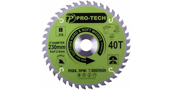 Saw Blade Tct 230 X 2.4 X 30 X 40t Wood Prof. product image