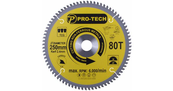 Saw Blade Tct 250 X 2.4 X 30 X 80t Alum. Prof. product image