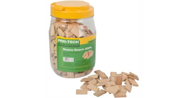 Domino Tenon 5.5 X 28.5mm 400pc Jar Beech Wood product image