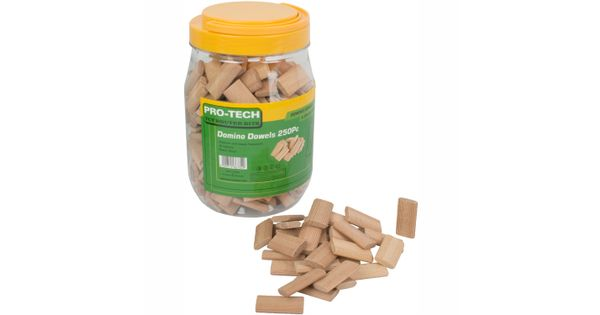 Domino Tenon 6x40mm 250pc Jar Beech Wood product image