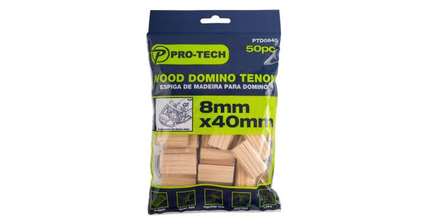 Domino Tenon 8x40mm 50pc Pack Beech Wood product image