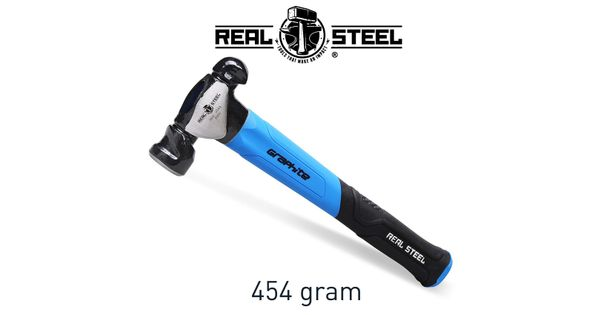 Hammer Ball Pein 450g 16oz Graph. Handle Real Steel product image