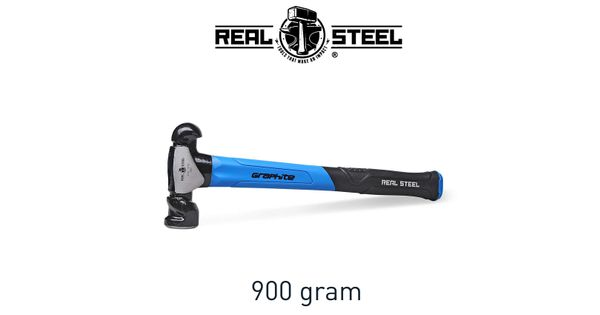 Hammer Ball Pein 900g 32oz Graph. Handle Real Steel product image