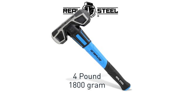 Hammer Sledge/cross Strike 1.8kg 4lb Graph. Handle Real Steel product image