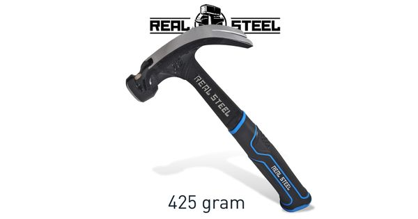 Hammer Claw Curved 425g 15oz All Steel Handle Real Steel product image