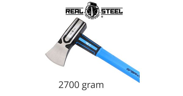 Axe Hammer Head Graph. Handle Real Steel product image