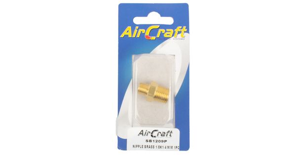 Nipple Brass 1/8x1/4 M/m 1pc Pack product image