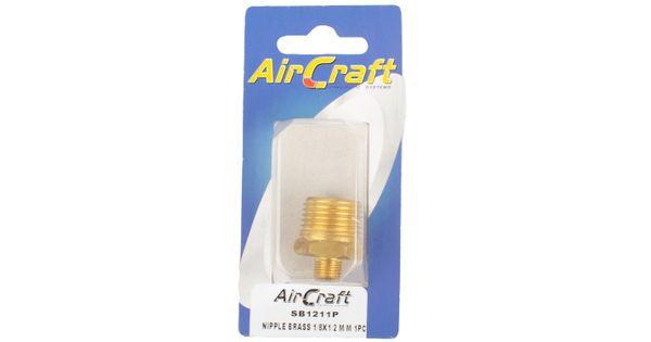 Nipple Brass 1/8x1/2 M/m 1pc Pack product image
