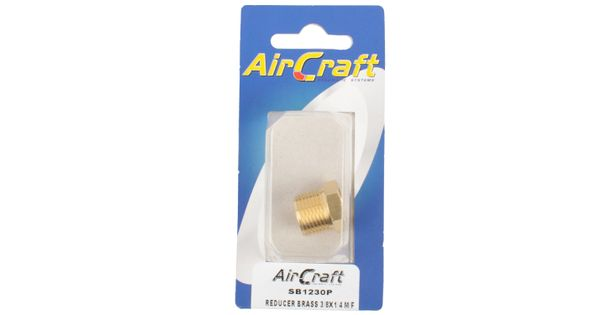 Reducer Brass 3/8x1/4 M/f Conical 1pc Pack product image