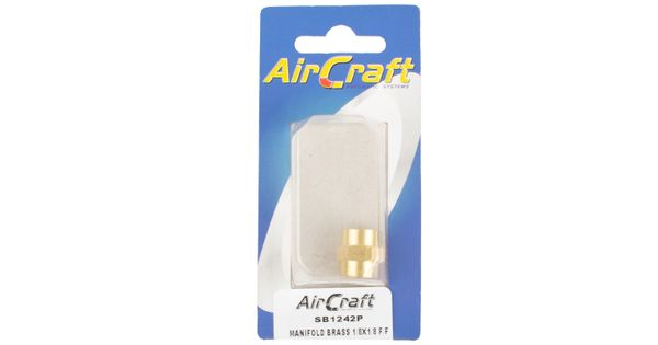 Manifold Brass 1/8x1/8 F/f 1pc Pack product image