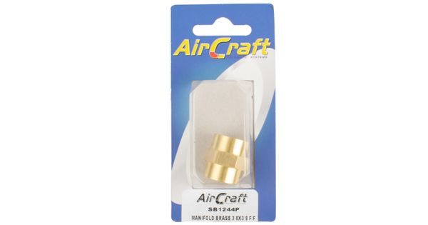 Manifold Brass 3/8x3/8 F/f 1pc Pack product image