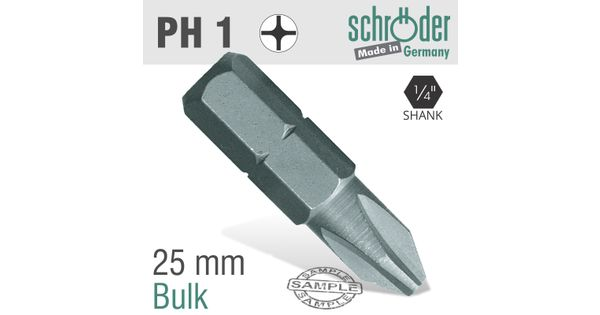 Phil.no.1x25mm Classic Bit Bulk product image