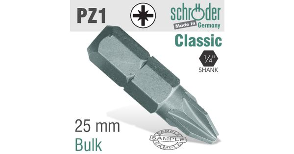Pozi.no.1x25mm Classic Bit Bulk product image