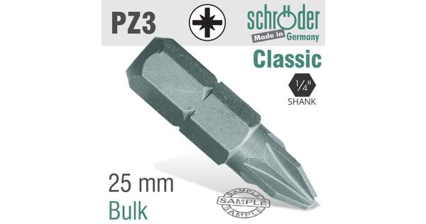 Pozi.no.3x25mm Classic Bit Bulk product image