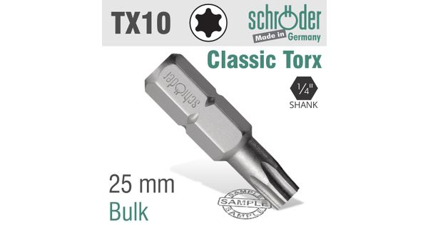 Torx Tx 10 Classic Bit 25mm product image