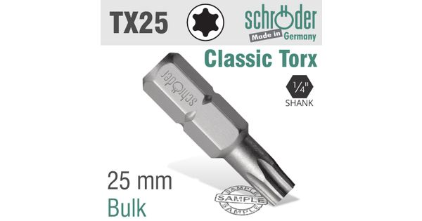 Torx Tx 25 Classic Bit 25mm product image