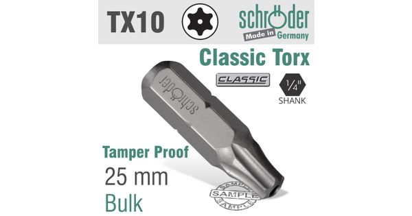 Torx Tamper Resist T10 25mm product image