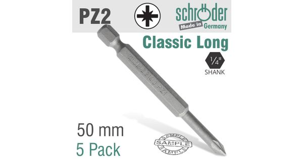Pozi No.2 X 50mm Classic Power Bit 5cd product image