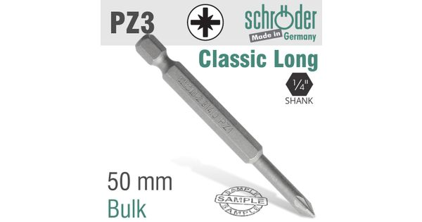 Pozi No.3 X 50mm Classic Power Bit product image