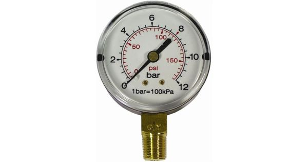 Press. Gauge 63mm 1/4' Bot. Fit 0-16bar 0-1600kpa product image