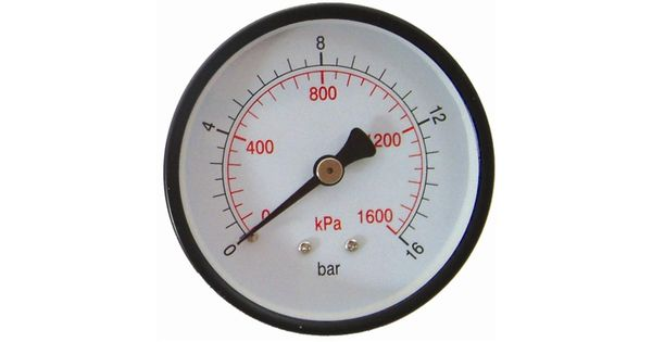 Press. Gauge 63mm Rear Fit 1/4'0-16bar 0-1600kpa product image