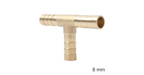 T Type Hose Connector 8mm Bulk product image