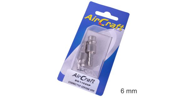 Connector German 6mm Hosetail 2pc Pack product image