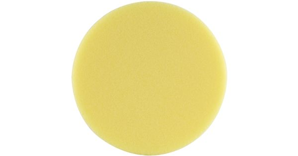 Foam Pad Hook And Loop Yellow Sponge 150mm 6' Heavy Cutting product image