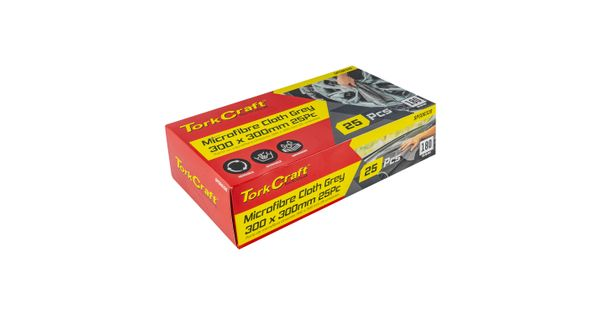 Microfibre Cloth Disp. Grey 300mm X 300mm 180gsm 25pc T/box product image