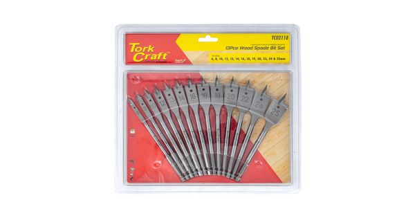Spade Bit Set 13pce Double Blister product image